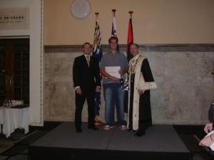 Aidan getting his Australian Citizenship fs