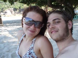 Aleisha Aidan at the beach in Thailand fs
