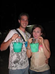 drinking buckets in Thailand fs